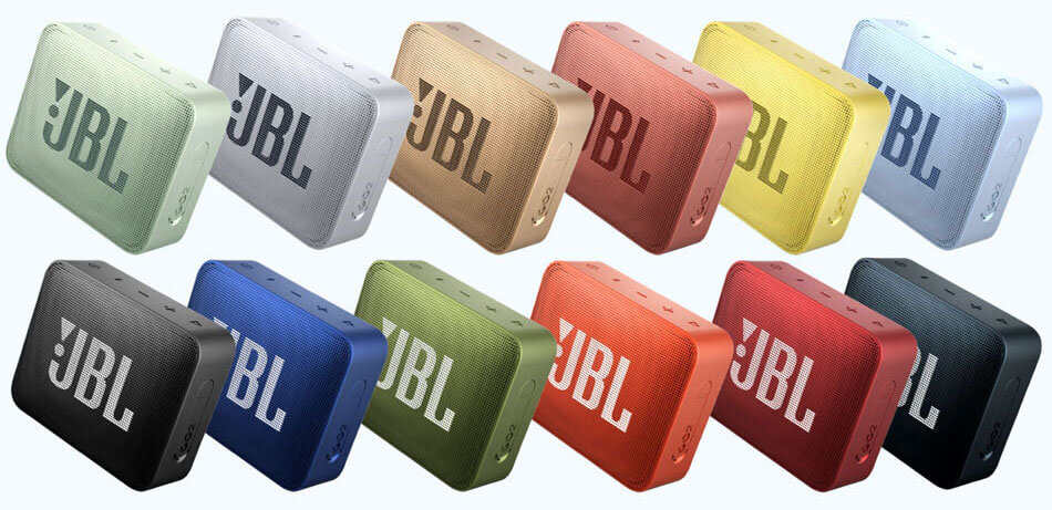 Farbauswahl der JBL Go 2